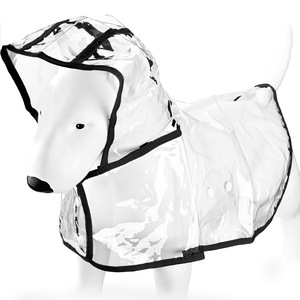 Impermeable Transparente con Capucha para Perros, 100% Impermeable, Correa Ajustable, Chaqueta para Lluvia para Perros Pequeños y Medianos - Product Image 5