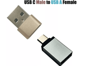 OTG 3.0 Adaptor USB C Ke USB A, Konverter Jantan USB C Ke USB A