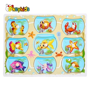 New arrivals phim hoạt hình gỗ <span class=keywords><strong>Zoo</strong></span> động vật phù hợp với câu đố giáo dục tự làm đồ chơi cho trẻ em w14m217 - Product Image 2