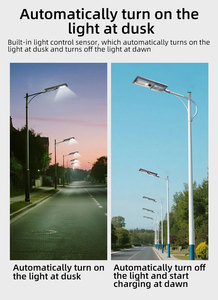 Hk Mistai 5050 Led 8000Lm 50W 6000K <b>Motion</b> Sensor Mppt All In One Solar Street <b>Light</b> Aluminum Waterproof Ip65 Solar Outdoor Lamp - Product Image 5