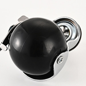 Roulettes pivotantes modernes en acier léger et PP, capacité de charge 25 kg, durables, pour usage extérieur, salle à manger, hôpital, école, plusieurs tailles, filetées - Product Image 1