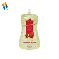 Sacs en plastique en aluminium brillant imprimés sur mesure pour purée 121 ℃   Sachets Doypack à bec verseur de forme spéciale pour stérilisation, qualité alimentaire