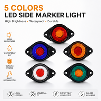 Nouvelles feux latéraux de camion 24V LED bicolores, fabricant d'origine, éclairage de véhicule