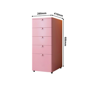 Gabinete de 5 cajones de diseño moderno Gabinete de cajón de almacenamiento de acero de alta calidad para dormitorio Sala de estar Hogar Hotel Hall muebles para el hogar - Product Image 2