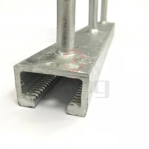 Top vente réglable en acier galvanisé à chaud moulé dans le canal u canal c canal avec boulon en T <span class=keywords><strong>sur</strong></span> la construction - Product Image 6