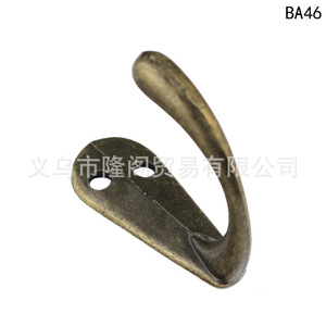 <b>Antique</b> Style Zinc Alloy <b>Wardrobe</b> Hook 36mm Wall Mount BA46 Small Hook - Product Image 5