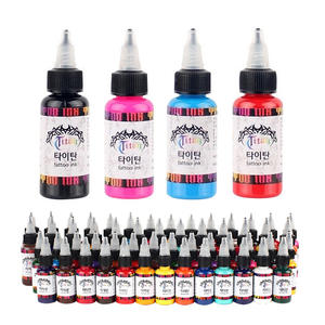 Premium 0.5oz Titan Tattoo Ink Bulk Set K Beauty Body Painting OEM ODM Professional Pigment Mini Bottles Wholesale - Product Image 5