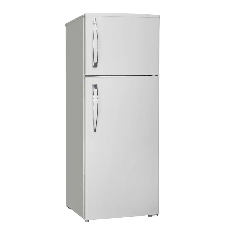 210L casa refrigerador superior congelador refrigerador puerta doble con cerradura