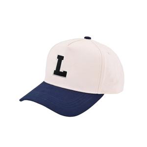 Sombrero de camionero de 5 paneles de algodón bicolor estructurado unisex logotipo bordado personalizado ala curva tamaño ajustable para deportes al aire libre - Product Image 6