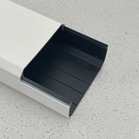Système hydroponique NFT horizontal pour pose au sol, gouttière technique en film nutritif PVC plat pour la culture commerciale en ferme