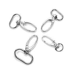 高品質亜鉛合金金属フックロブスタークローフック<span class=keywords><strong>D</strong></span>リングキーリングストラップアクセサリー - Product Image 1