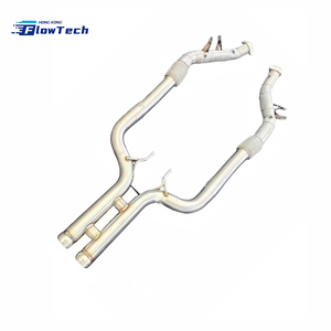 ท่อลงเทอร์โบประสิทธิภาพสูงสำหรับ Mercedes-Benz S400 S500 W222 M256 3.0T ผลิตจากสแตนเลส 304 พร้อมแผ่นกันความร้อน - Product Image 2