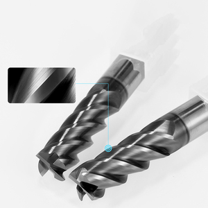 Fraise à queue en acier HRC70 sur mesure OEM, 4 dents, revêtement AlTiN, 4-20 mm - Product Image 5