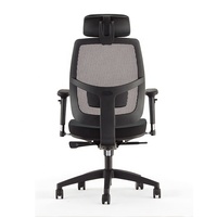Reposabrazos de plástico ejecutivo para oficina moderna, cómoda silla de ordenador, silla de oficina giratoria con reposacabezas de ajuste automático
