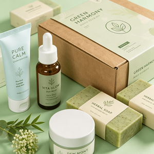 Boîte d'emballage personnalisée pour huile corporelle et soins de la peau, boîte pliable en carton ondulé E, emballage personnalisé pour e-commerce - Product Image 3