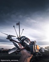 HQProp DP7X4X3-PC Hélice à 3 pales haute performance en matériau composite de 5 pouces, accessoires pour drones Cinelifter, drones FPV longue portée, RC