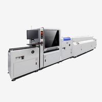 Machine d'impression de PCB entièrement automatique de haute précision Imprimante à jet de pâte à souder SMD, imprimante de pochoir SMT en ligne pour 1.2 mètres
