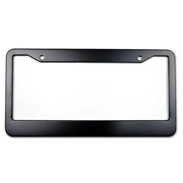Colorful aluminum alloy car vehicle USA size number license plate frame