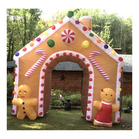 Blow up Santa Claus Intérieur Extérieur Décor De Vacances De Noël Bonhomme De Neige Gonflable De Noël avec Lumière LED