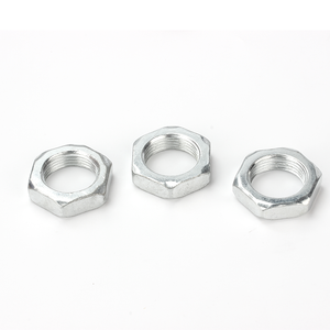 Dadi di bloccaggio esagonali sottili smussati in acciaio al carbonio di grado A e B, salvaspazio, DIN 439, prezzo all'ingrosso - Product Image 2