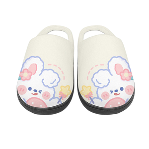 Pantoufles en peluche pour couple, design personnalisé, intérieur, maison, chaudes, antidérapantes, doublées de polaire, post-partum, hommes, femmes, pantoufles en coton - Product Image 2