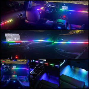 Kit de Iluminación Ambiental Premium Symphony de 213 Colores, Tira de Luz LED para Interiores de Automóviles, Iluminación Ambiental Decorativa Acrílica para Automóviles - Product Image 5