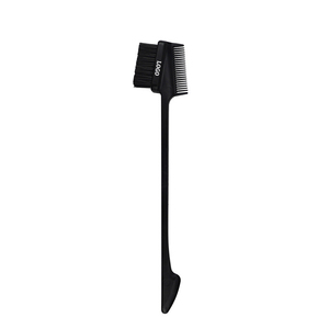Brosse à cheveux colorée de haute qualité avec logo personnalisé, brosse à double face pour le coiffage des cheveux, brosse pour le contrôle des bords des cheveux, peignes à <span class=keywords><strong>sourcils</strong></span> - Product Image 1