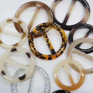 หัวเข็มขัดพลาสติกลายกระดองเต่าเคลือบนิกเกิลฟรี สำหรับรองเท้า เสื้อผ้า กระเป๋า เข็มขัด - Product Image 2