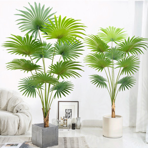 Grand palmier tropical artificiel, <span class=keywords><strong>plante</strong></span> en pot d'intérieur pour Thanksgiving, mariages, maison, bureau et jardin - Product Image 2
