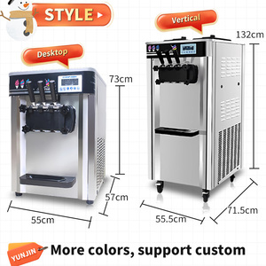 Nouvelle Machine à <span class=keywords><strong>Glace</strong></span> Italienne Commerciale Automatique 2025 <span class=keywords><strong>avec</strong></span> Compresseur 220V Écran Tactile 3 Saveurs - Product Image 4
