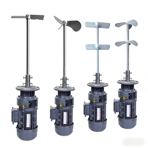Agitador Químico de Acero Inoxidable |   Mezclador por lotes con impulsores de mezcla combinados - Product Image 5