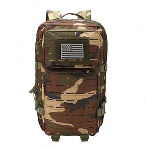 Sac Molle 50L en Polyester avec Fermeture Éclair, Imperméable et Tendance, Idéal pour la Survie en Plein Air, la Randonnée, les Voyages et l'Équipement Tactique – Vente en Gros - Product Image 5