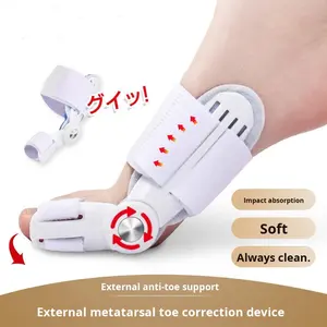 Corrector de <span class=keywords><strong>Juanetes</strong></span> de Nylon <span class=keywords><strong>para</strong></span> Hombres y Mujeres, Separador de Dedos Grandes y Superpuestos, Almohadilla de Corrección Ortopédica, Dispositivo de Ortodoncia - Product Image 2