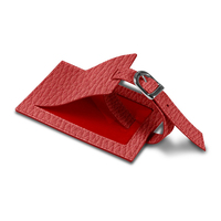 Étiquettes de bagages personnalisées de luxe en cuir véritable durable avec logo sur mesure pour l'aéroport, identification de bagages, étiquette nominative pour valise