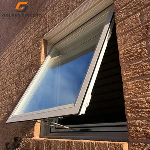 GS Top Hung Aluminum <b>Awning</b> Window for Bathroom Ventilation - Product Image 6