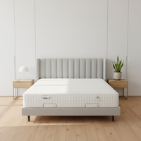 Matelas twin haut de gamme à dessus matelassé, imperméable, pour personnes âgées et dormeurs sur le côté