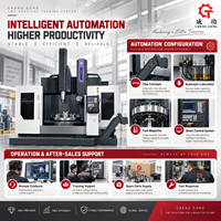 Tour vertical CNC à double colonne avec table rotative, tête de broche, guidage linéaire pour la découpe des métaux, US EU