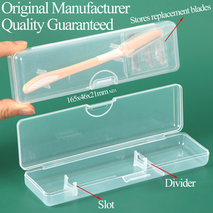 Estuche Transparente para Depiladora de Cejas SUNSHING, Caja de Almacenamiento Portátil para Recortadora de Cejas, Envase de Plástico para Depiladora de Cejas, Contenedor para Depiladora de Cejas - Product Image 2