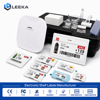 LEEKA Tag - Kit de Demostración de Etiquetas Electrónicas de Precio Digitales (8 Unidades) con Pantalla E-ink, ESL's Gateway, Fabricante