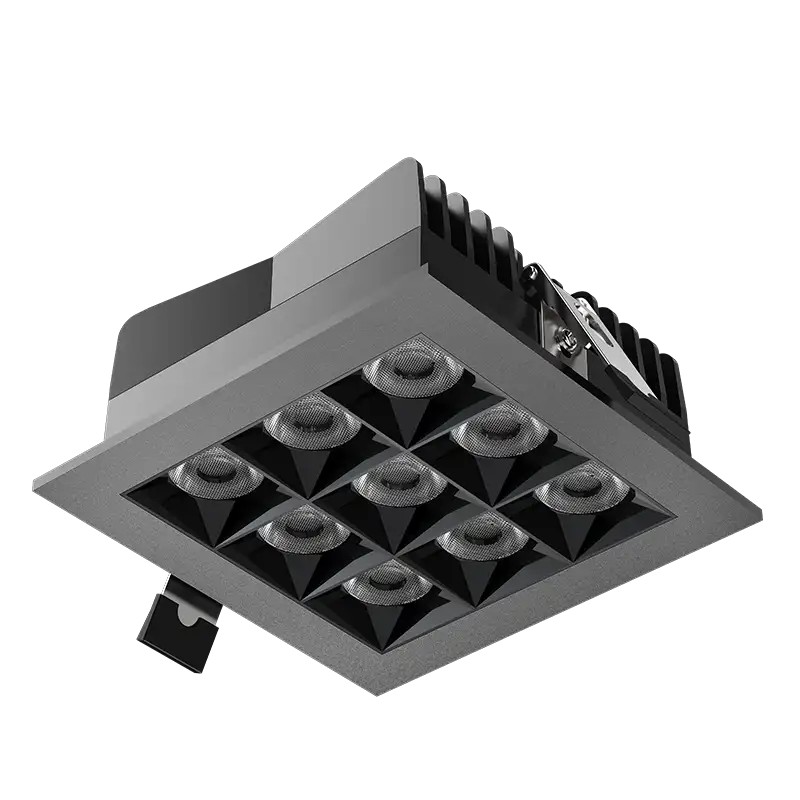 new contructions plates 3 in 1Insulated driver square 2100 lm 27W led micro reflectors cell downlight