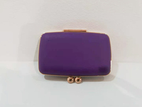 Étui rectangulaire rétro en forme de portefeuille, compact, étui à poudre de luxe, vide, emballage pour poudre cosmétique, 50 pièces