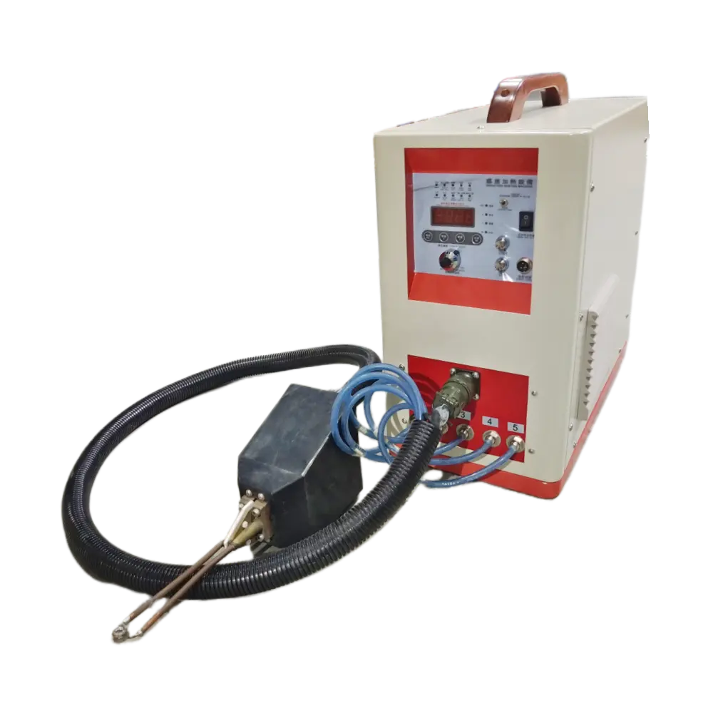 धातु ताप उपचार के लिए बिक्री पर फेंगहाई मशीनरी मॉड्यूलर डिजाइन डिजिटल नियंत्रण उच्च आवृत्ति 10 किलोवाट पोर्टेबल प्रेरण हीटर