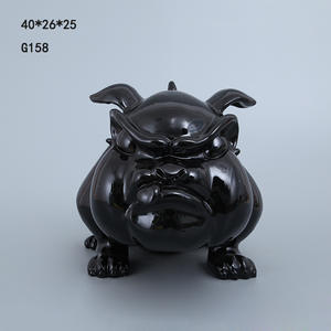 Escultura Decorativa de Resina Personalizada, Escultura de Perro Diablo Rojo, Estatua de <span class=keywords><strong>Bulldog</strong></span> - Product Image 5