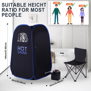 Bon marché Équipement de <span class=keywords><strong>spa</strong></span> à vapeur pour usage familial en intérieur Mini tente de sauna à domicile portable privée - Product Image 2