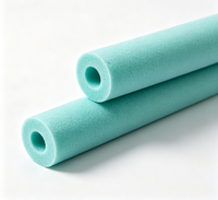 Manchon en mousse de caoutchouc nitrile NBR Visai, léger et amortissant, tube en mousse creuse avec bouchon d'étanchéité en caoutchouc pour équipement de sport