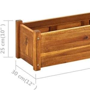 Hot Selling Premium Wooden <b>Raised</b> Garden Bed Indoor & Outdoor <b>Planter</b> Box for Flowers Plants | Stylish - Product Image 2