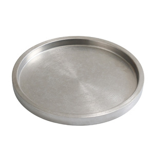 Stainless Steel Round Serving Tray Thickened Durable For Commercial Use <b>Barbecue</b> Hot Pot - Product Image 2