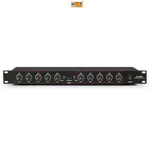 FS-206 Professional Equipment Stereo Mono 2 in 10 out Stage Performance Audio Signal Distributor