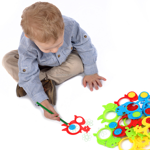 2024 vui vẻ nghệ thuật và hàng thủ công cung cấp đầy màu sắc Vẽ Mẫu Kit Khủng Long Nhựa vẽ stencils cho trẻ em - Product Image 6