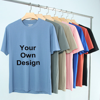 T-shirt vierge pour homme en gros, 100% coton, basique uni, manches courtes, décontracté, personnalisable avec logo imprimé, direct usine